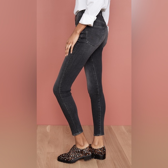 EDWIN 9” Mid Rise Pixie Black Jean NWT Size 24 - Picture 3 of 15